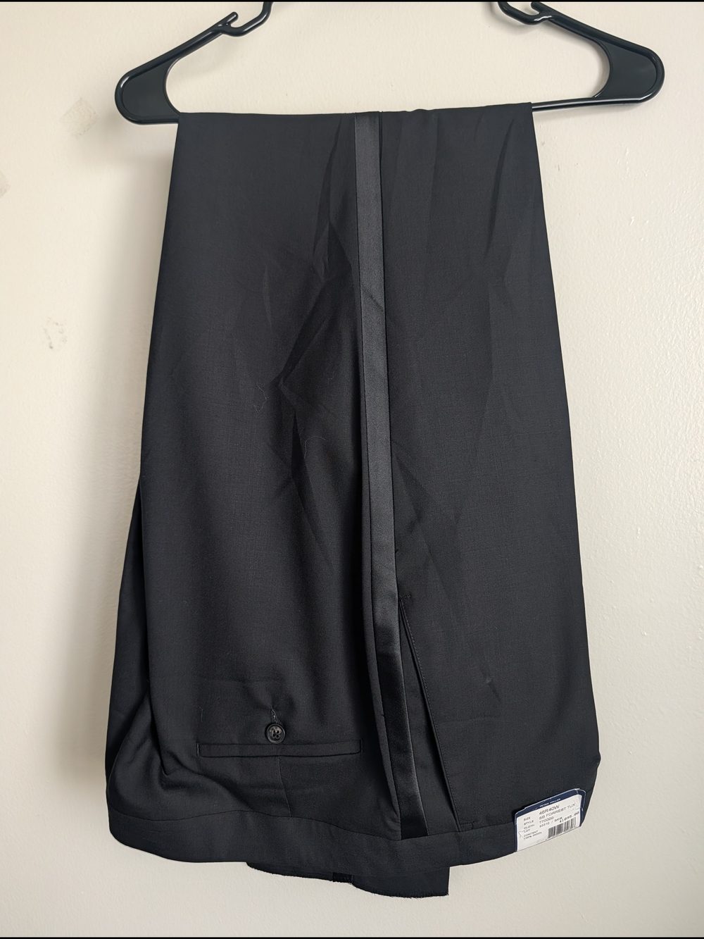 Peter Millar Black Satin Lapel Tuxedo Jacket - Picture 7 of 7